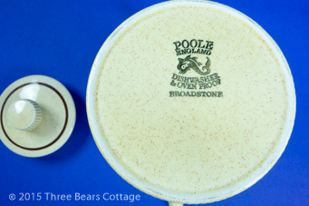 Poole Pottery "Dolphin" mark from their Broadstone range 